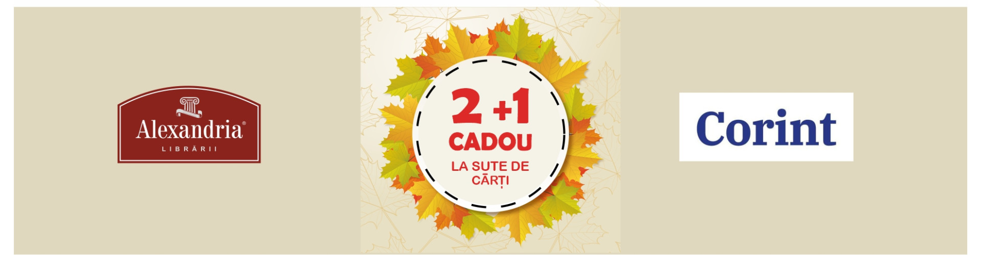 2+1 GRATUIT la toate titlurile grupului Corint