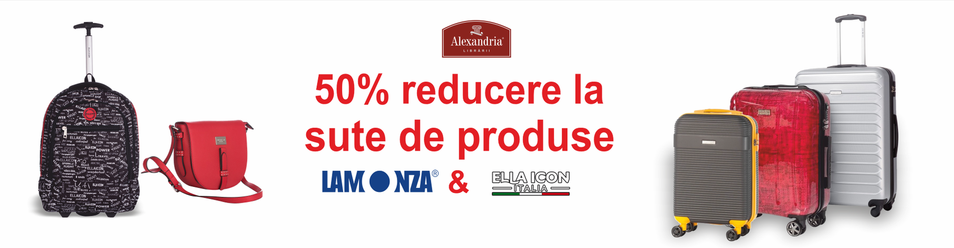 50% reducere la toate produsele Lamonza