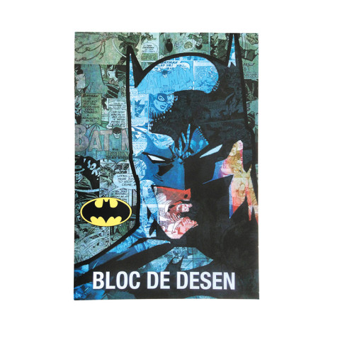 Bloc Desen A4 160G 16F Batman 