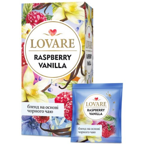 Ceai Lovare - Raspberry vanilla - pliculețe 