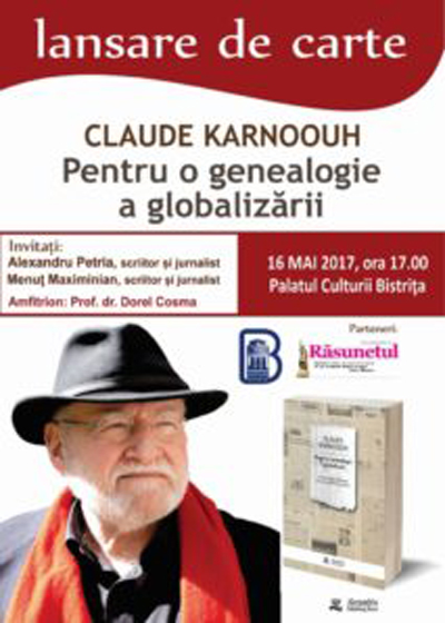 Antropologul francez Claude Karnoouh își lansează la Bistrița cea mai recentă carte a sa