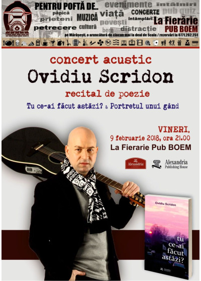 Concert acustic Ovidiu Scridon