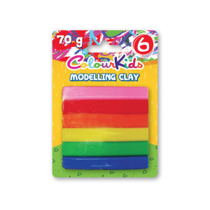 Plastilină 6/Set 50Gr Colour Kids 