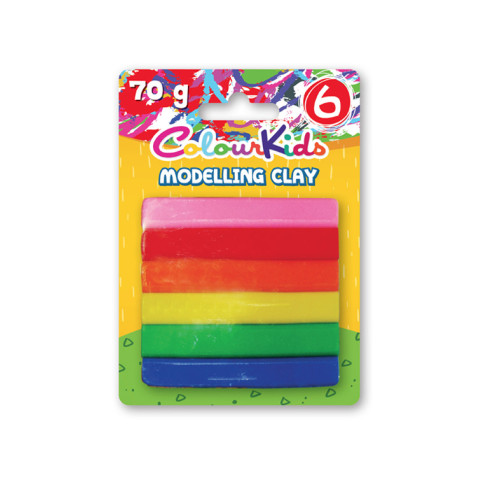 Plastilină 6/Set 50Gr Colour Kids 