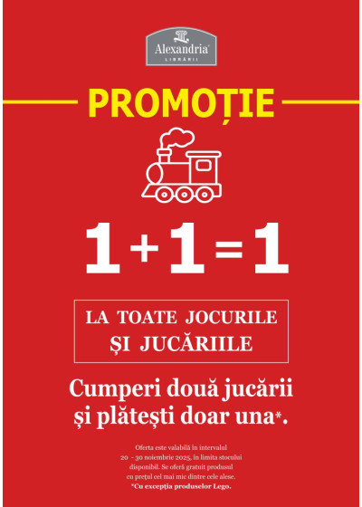 Cumperi două jucării și plătești doar una