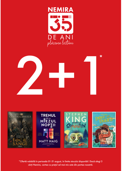 2 PLUS 1 CADOU la toate titlurile NEMIRA 2 PLUS 1 CADOU la toate titlurile NEMIRA