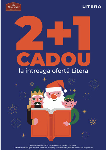 2+1 GRATUIT la toate titlurile Litera
