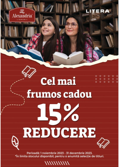 15% reducere pentru zeci de titluri Litera