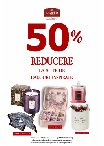50% REDUCERE la sute de idei pentru cadouri minunate Melior