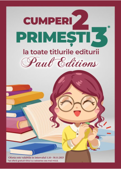2 +1 GRATUIT la toate titlurile Paul Editions
