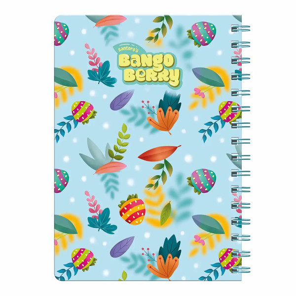 Agendă cu spiră Bangoberry, Pally Panda, 192 file, 16x21 cm Agendă cu spiră Bangoberry, Pally Panda, 192 file, 16x21 cm