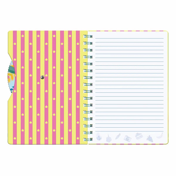 Agendă cu spiră Bangoberry, Pally Panda, 192 file, 16x21 cm