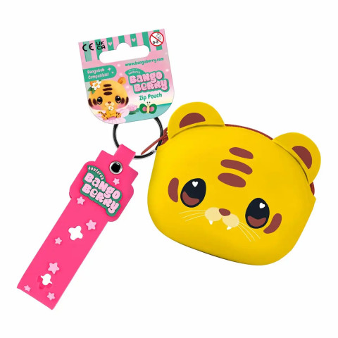 Breloc Bangoberry, cu miniportofel Tiggy Tigrul Breloc Bangoberry, cu miniportofel Tiggy Tigrul