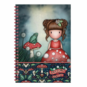 Caiet A4 Gorjuss, Little Mushroom cu accesorii scolare
