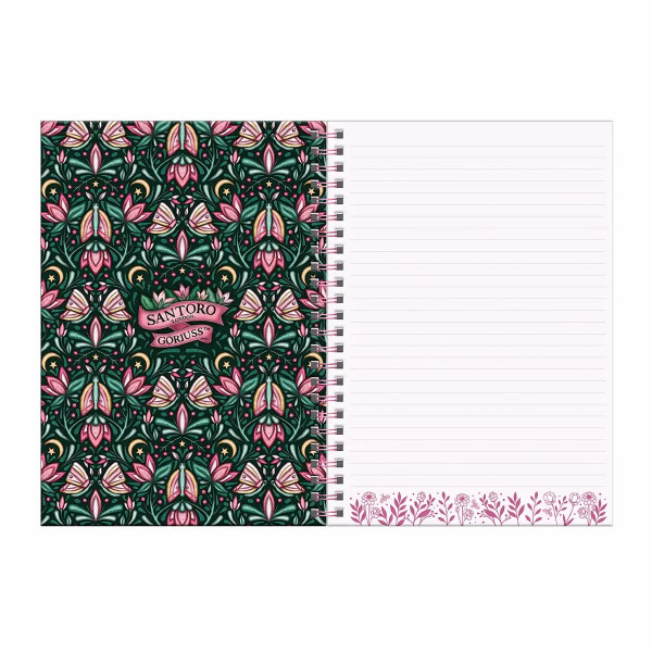 Caiet A4 Gorjuss, Wildflower cu accesorii scolare Caiet A4 Gorjuss, Wildflower cu accesorii scolare