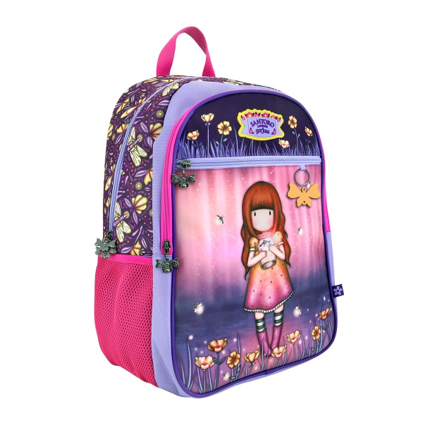 Ghiozdan copii Gorjuss, Firefly Dawn, 1 compartiment, 33x43x20 cm