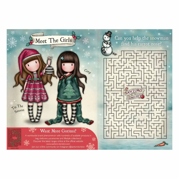 Puzzle 1000 piese, Gorjuss, Merry and Bright