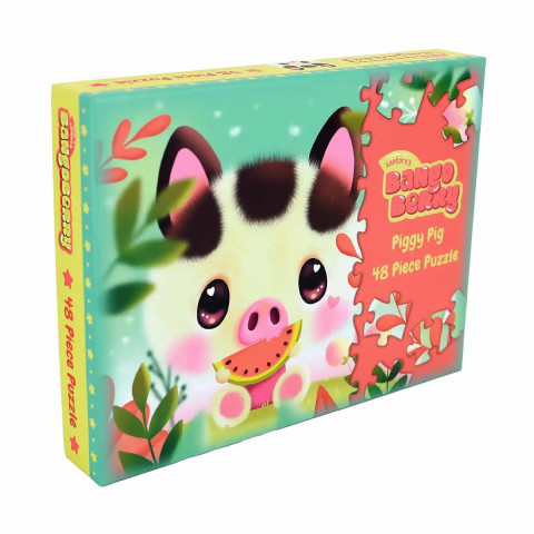 Puzzle Bangoberry, Piggy Porcușorul, 48 piese Puzzle Bangoberry, Piggy Porcușorul, 48 piese