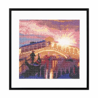 Pictură diamant Creative Craft, model veneția, 30x30 cm