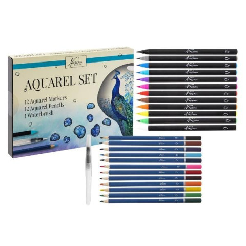Set cu 25 de piese Aquarel Nassau Fine Art