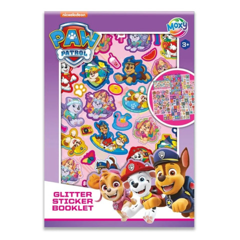 Carte cu stickere Grafix, Patrula catelusilor, format A5, 8 file