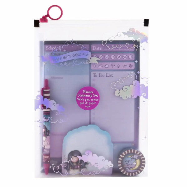 Set de papetarie pentru planificare Gorjuss, Little Storm Cloud