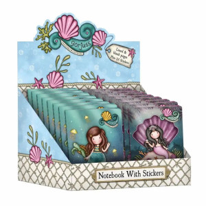 Carnețel cu stickere, Santoro Gorjuss, Making Waves, diverse modele