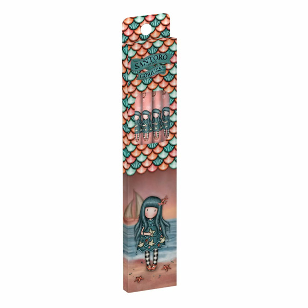 Set creioane Santoro Gorjuss, diverse modele, Grafit