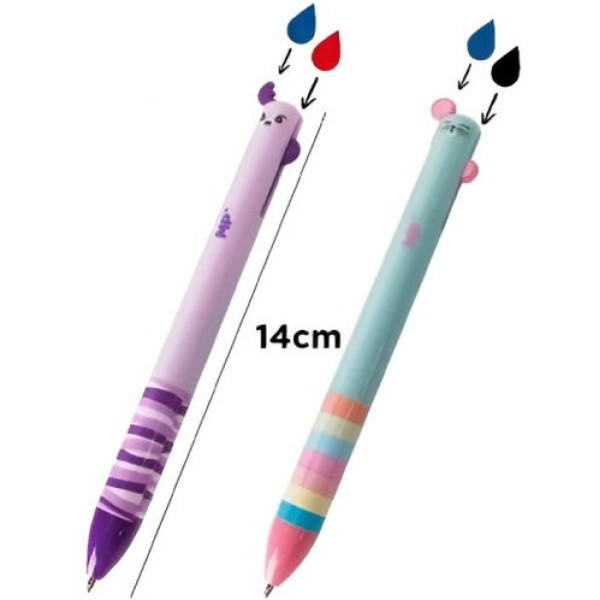 Set Pixuri, 2 Culori Cerb și Șoarece Blister