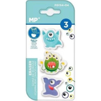 Set 3 radiere cu design monștri
