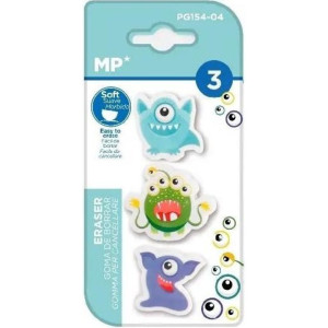 Set 3 radiere cu design monștri
