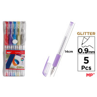 Set rollere cu gel MP, varf 0.9 mm, culori glitter