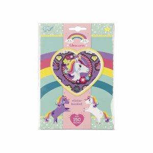 Carnetel cu stickere unicorni Creative Craft, 4 file Carnetel cu stickere unicorni Creative Craft, 4 file