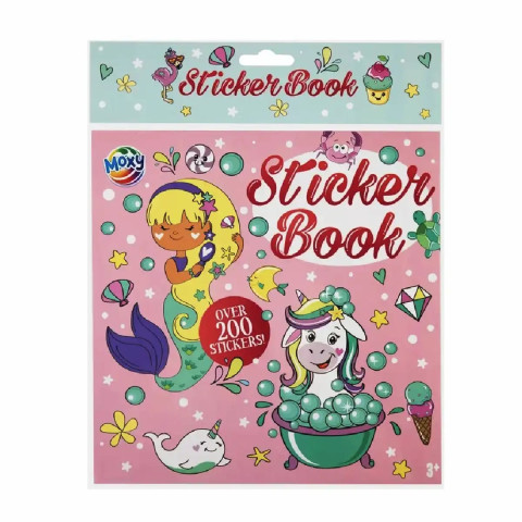Carte stickere Creative Craft, 21x21 cm, 9 file, design sirenă