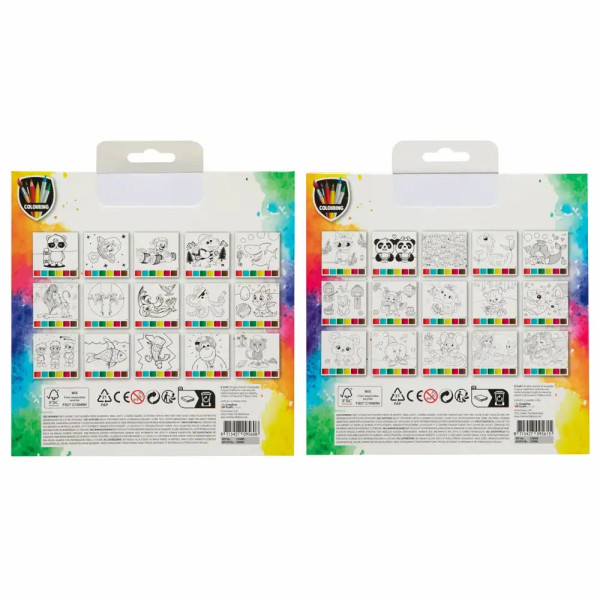 Set pictură Creative Craft, 15 planșe, 20x20, culori incluse