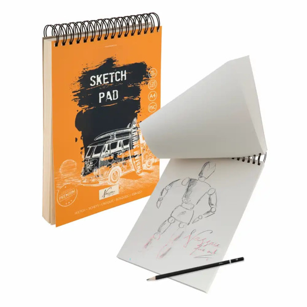 Bloc de schițe Creative Craft, A4, 90 g, 120 file