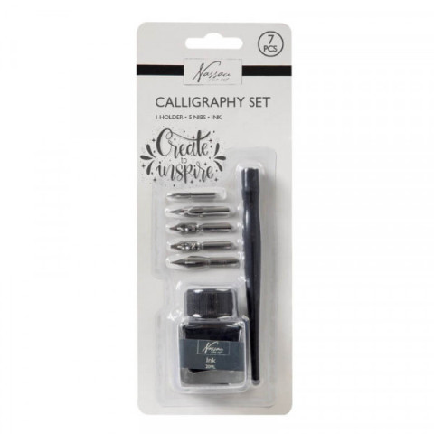 Set caligrafie Nassau Fine Art 7 piese