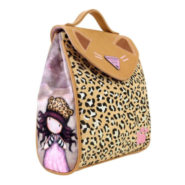 Rucsac fashion cu clapetă Gorjuss Purrrrrfect Love