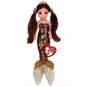 Sirena cu paiete maro, GINGER (27 cm) – Ty