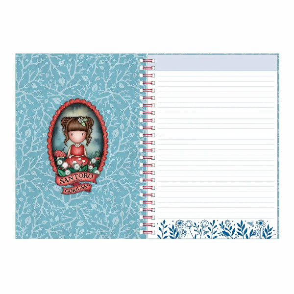 Notes cu spira A5 Gorjuss, Little Mushroom, Dictando