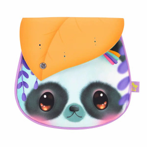 Geantă de umar Gorjuss Bangoberry Pally Panda, 19x19x2 cm, 3 pinuri
