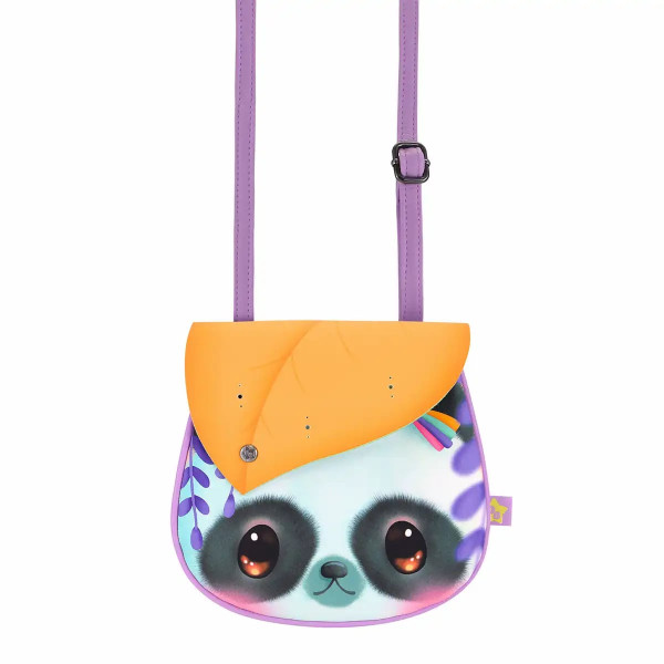Geantă de umar Gorjuss Bangoberry Pally Panda, 19x19x2 cm, 3 pinuri Geantă de umar Gorjuss Bangoberry Pally Panda, 19x19x2 cm, 3 pinuri