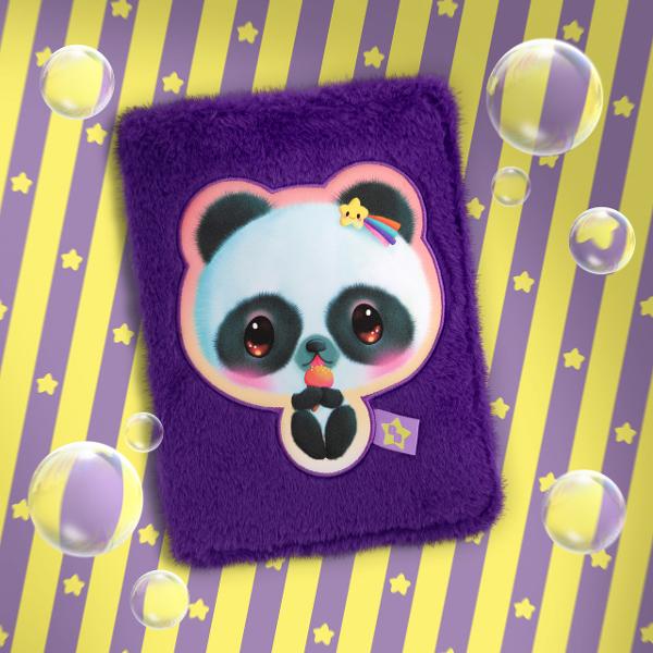 Notes pufos Bangoberry Pally Panda 18x23x4 cm
