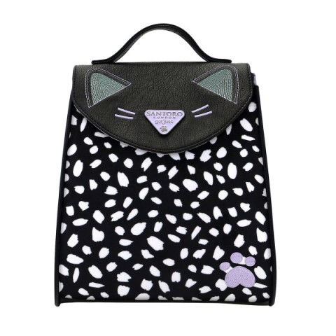 Rucsac fashion cu clapetă, Gorjuss, Smitten Kitten