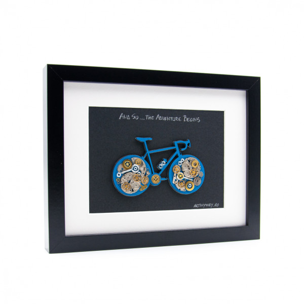 Tablou Bicicletă Albastră - Colecția SteamWall