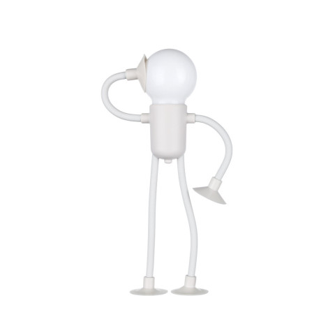 Lampa de citit flexibila cu ventuze, alba Lampa de citit flexibila cu ventuze, alba