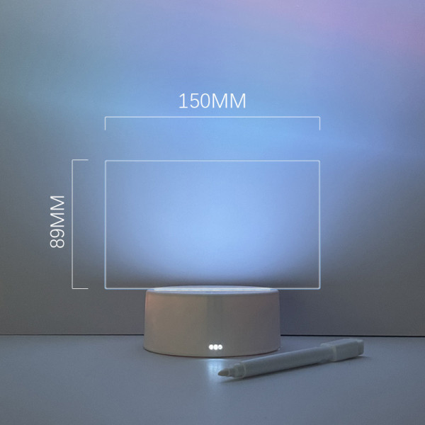 Lampa de veghe cu led 3D si creion pentru mesaje