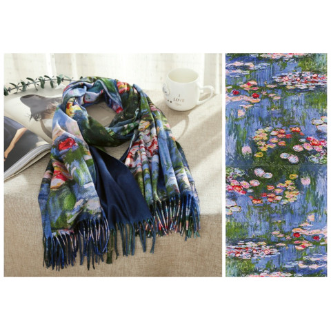 Esarfa cu franjuri 70 x 180 cm - model Z