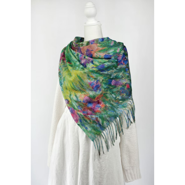 Esarfa cu franjuri 70 x 180 cm - model A