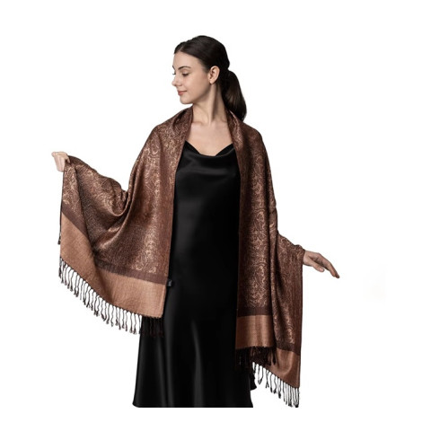 Esarfa cu franjuri 70 x 170 cm - model M